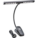 K&M 12266 Rechargeable Music Stand / Orchestra Light (Black)