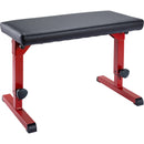 K&M 14087 Piano Bench with Imitation Leather Seat (Height Adjustment: 16.7 to 24.5", Ruby Red)