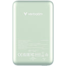 Verbatim Charge 'n' Go Magnetic Wireless Power Bank (10,000mAh, Green)