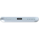 Verbatim Charge 'n' Go Magnetic Wireless Power Bank (5000mAh, Blue)