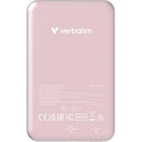 Verbatim Charge 'n' Go Magnetic Wireless Power Bank (5000mAh, Pink)
