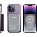 Verbatim Charge 'n' Go Magnetic Wireless Power Bank (10,000mAh, Gray)