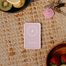 Verbatim Charge 'n' Go Magnetic Wireless Power Bank (10,000mAh, Pink)