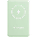 Verbatim Charge 'n' Go Magnetic Wireless Power Bank (5000mAh, Green)