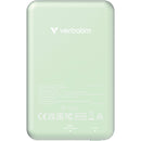 Verbatim Charge 'n' Go Magnetic Wireless Power Bank (5000mAh, Green)