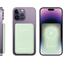 Verbatim Charge 'n' Go Magnetic Wireless Power Bank (5000mAh, Green)