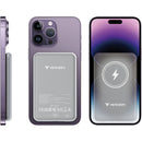 Verbatim Charge 'n' Go Magnetic Wireless Power Bank (5000mAh, Gray)