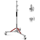 Glide Gear Heavy-Duty Light Stand with Wheels