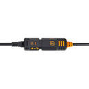 Tether Tools TetherPro Optima 10G TetherBoost Locking USB-C Extension Cable (16', High-Visibility Orange)