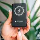 Verbatim Charge 'n' Go Magnetic Wireless Power Bank (5000mAh, Black)