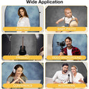 Kate Backdrop Reversible Collapsible Background with Attachment Loops (Mottled Light Blue/Light Gray, 6.5 x 5')
