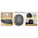 Kate Backdrop Reversible Collapsible Background with Attachment Loops (Mottled Gray/Light Brown, 6.5 x 5')