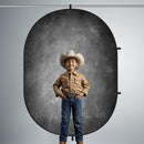 Kate Backdrop Reversible Collapsible Background with Attachment Loops (Mottled Gray/Brown, 6.5 x 5')