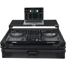 ProX ATA Flight-Style Slim Road Case with Laptop Shelf for DDJ-FLX10 and DDJ-GRV6 Controllers (All Black)