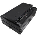 ProX ATA Flight-Style Slim Road Case with Laptop Shelf for DDJ-FLX10 and DDJ-GRV6 Controllers (All Black)