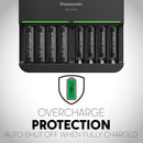 Panasonic BQ-CC63 eneloop Pro 8-Slot Quick Charger with Batteries