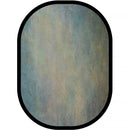 Kate Backdrop Abstract Texture Collapsible Backdrop (Rusty Iron/Mint Green, 6.5 x 5')