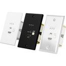 AVPro Edge ConferX Low-Profile Dual HDMI Wall Plate Cover for ConferX Wall Plate TX (Black)