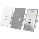 AVPro Edge ConferX Low-Profile HDMI/USB-C Wall Plate Cover for ConferX Wall Plate TX (Steel)
