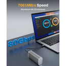 TerraMaster D1 SSD PRO 1-Bay M.2 USB4 V2 Enclosure