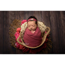Kate Backdrop Retro Brown Wood Rubber Floor Mat (5 x 4')
