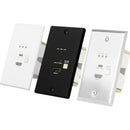 AVPro Edge ConferX Low-Profile HDMI/USB-C Wall Plate Cover for ConferX Wall Plate TX (Black)