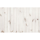 Kate Backdrop Retro White Wood Wall Rubber Floor Mat (8 x 4.8')