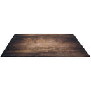 Kate Backdrop Dark Brown Wood Floor Rubber Floor Mat (8 x 4.8')
