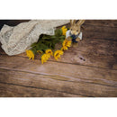 Kate Backdrop Dark Brown Wood Floor Rubber Floor Mat (8 x 4.8')