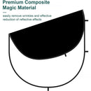Kate Backdrop Reversible Collapsible Background with Attachment Loops (White/Gray, 6.5 x 5')