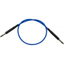 Bittree 1/4" Long-Frame Audio Patch Cable (12", Blue)