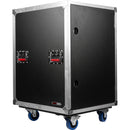 Gator EXPO Series 16U Slam Rack with Hideaway Sliding Lids