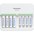 Panasonic eneloop Quick Charger with 4-Pack AAA + 4-Pack AA Ni-MH Batteries