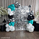 Kate Backdrop Shimmer Wall Backdrop (Silver, 6 x 4')