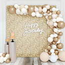 Kate Backdrop Shimmer Wall Backdrop (Champagne Gold, 6 x 6')