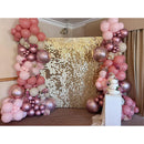 Kate Backdrop Shimmer Wall Backdrop (Champagne Gold, 6 x 6')