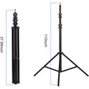 GVM DJ802-G Light Stand (9')