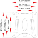 ViewZ VZ-WM05 Fixed Wall Mount for 10 to 27" Monitors