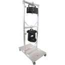 ProX Truss Modular Rapid U-Grid Dual Kit with Rolling Base (5', Silver)