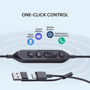 Yealink UH46 Stereo USB-C/A Headset for Microsoft Teams