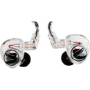 JH Audio Jessie Universal 12mm Dynamic Driver In-Ear Monitor (Clear, Pair)