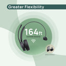 Yealink BH70 Mono Wireless Bluetooth Headset for Microsoft Teams with USB-C/A Adapter