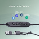 Yealink UH44 Stereo USB-C/A Headset for Unified Communications