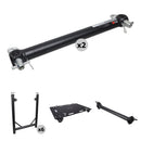 ProX Truss Modular Rapid U-Grid Kit with Rolling Base (Dual 8', Black)