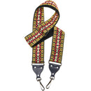 Jodi Head Woven 2" Brocade Vintage 70s Pattern Camera Strap (Burgundy & Gold)