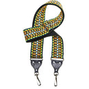 Jodi Head Woven 2" Brocade Vintage 70s Pattern Camera Strap (Orange, White & Green)