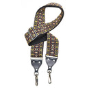 Jodi Head Woven 2" Brocade Vintage 70s Pattern Camera Strap (Classic Brown & Yellow)