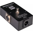 Sescom Passive Balanced Audio XLR A/B Reverse Gender Footswitch with Toggle Switch for Disconnect