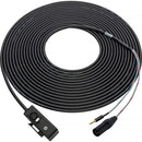 Sescom Boom Mic to Camera Cable with XLR & 3.5mm Connectors (50')