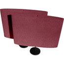 Auralex DeskMAX Portable Nearfield Two Acoustic Panels and Stands Kit (Burgundy)